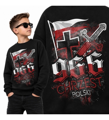 Bluza dziecięca Patriotyczna CHRZEST POLSKI